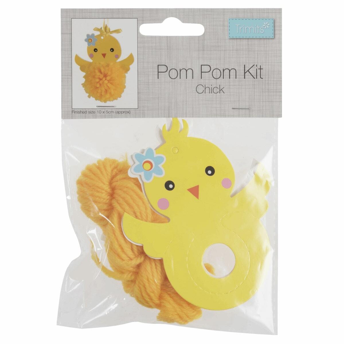 Trimits Pom Pom Decoration Kit: Chick