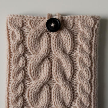 Kare Knits' Signature Cable Knit eReader/iPad Mini Case
