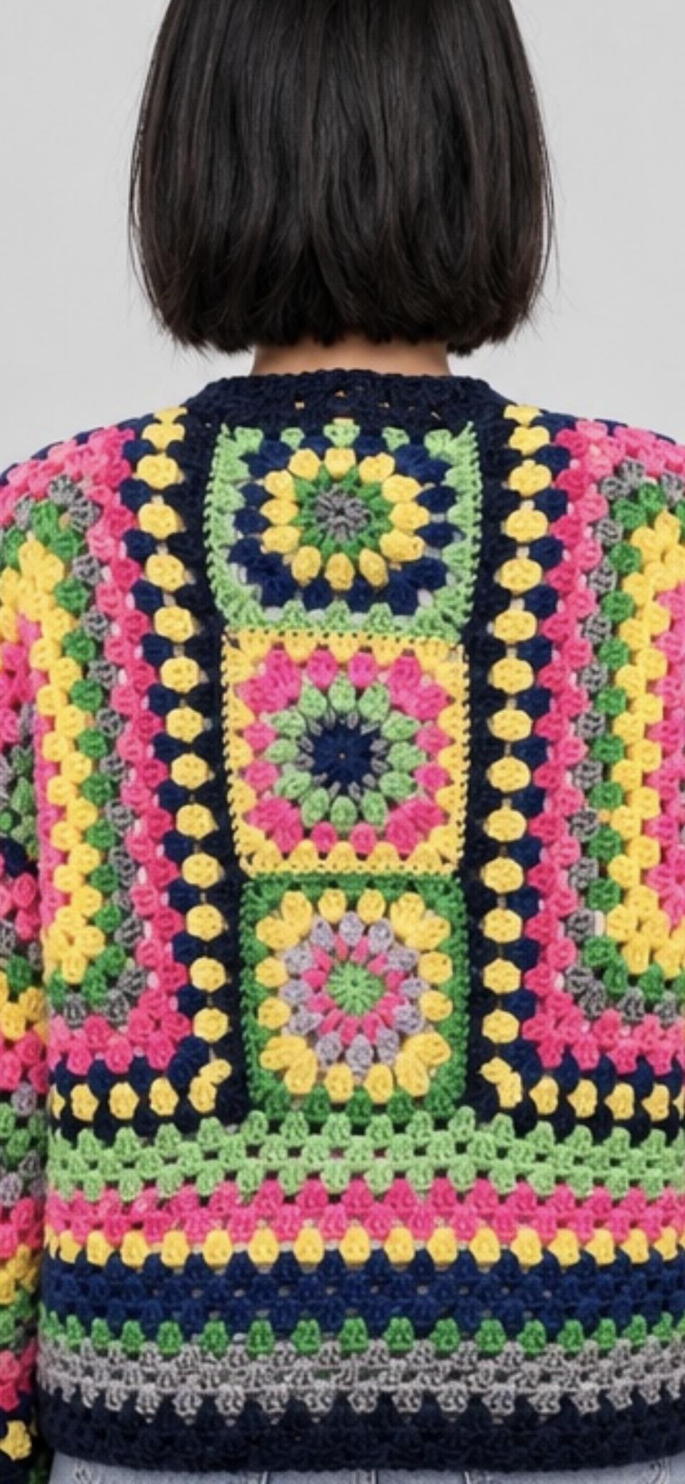 Hexi Crochet Cardi