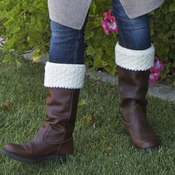 Quilted Lattice Welly Warmers