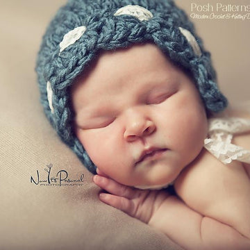 Petal Edge Bonnet Crochet Pattern 364
