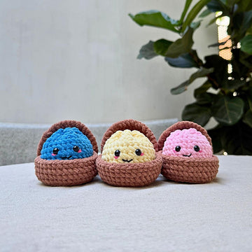 Dumpling Steamer Bao Bun Amigurumi Asian Food