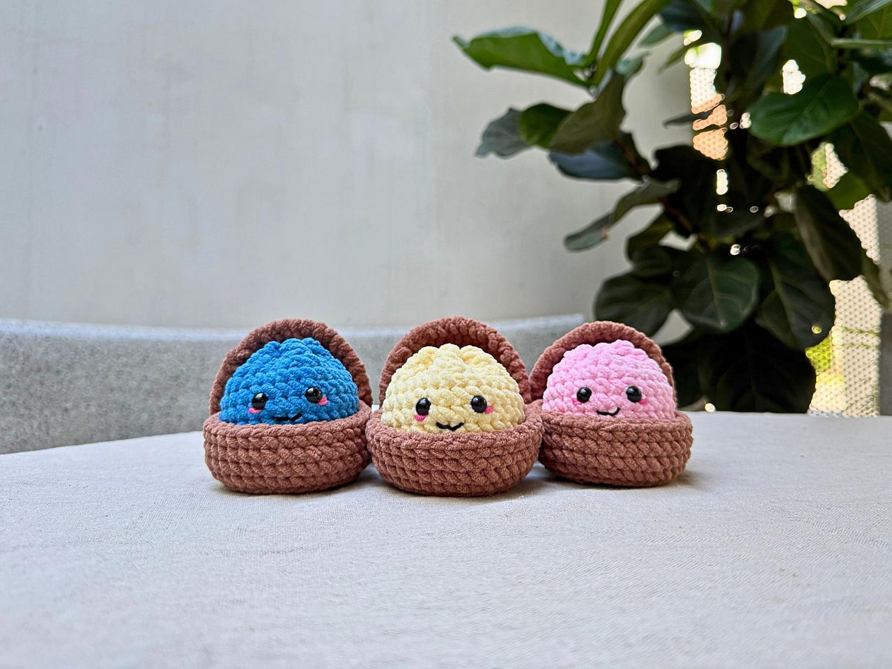 Dumpling Steamer Bao Bun Amigurumi Asian Food
