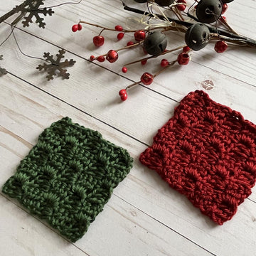 Christmas C2C Coaster Set