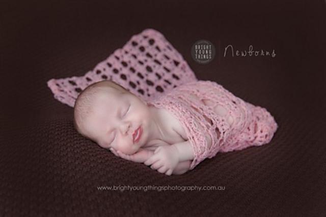 Delicate Newborn Posing Wrap