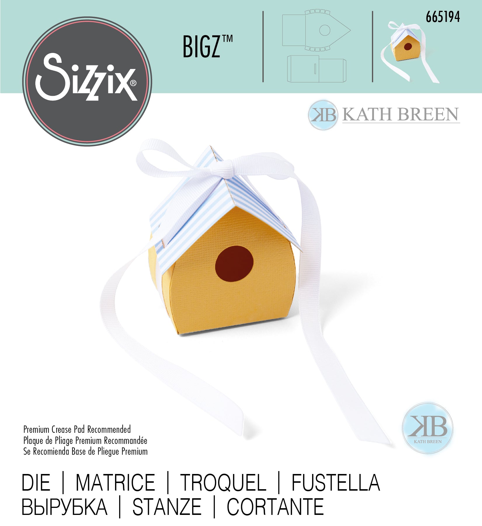 Sizzix Bigz Die - Birdhouse by Kath Breen