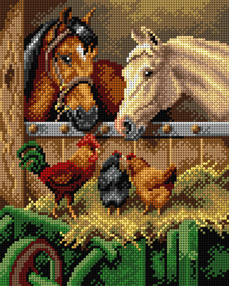Orchidea Farmyard Friends Tapestry Canvas