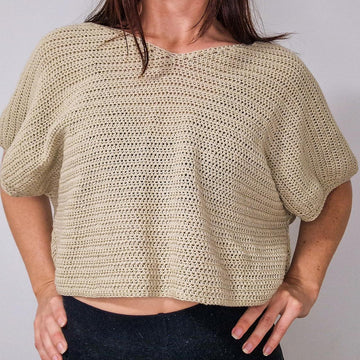 Half Double Crochet Crop Top