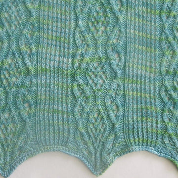 Bellinna Cable Lace Shawl
