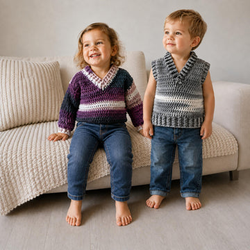 Rebel Crochet Vest and Sweater
