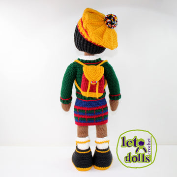 Crochet Doll Pattern, Amigurumi doll pattern, Large doll, 21"/53cm, Olivia