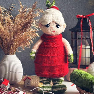 Mrs Claus knitting pattern