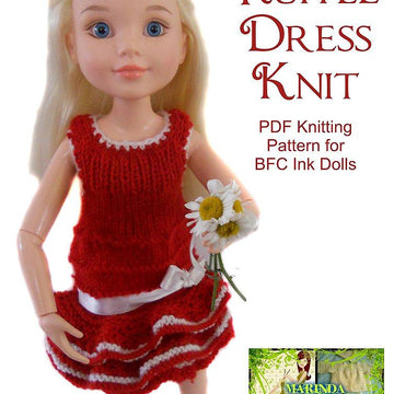 Ruffle Dress for BFC Ink Doll
