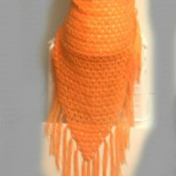 Orange Peel Pareo Wraparound Skirt