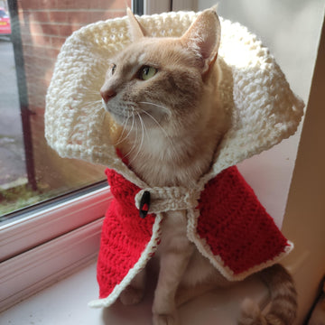 Halloween pet costume cat dog cape pattern