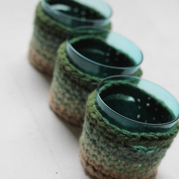 Ombre Mini Handled Basket and Cozy