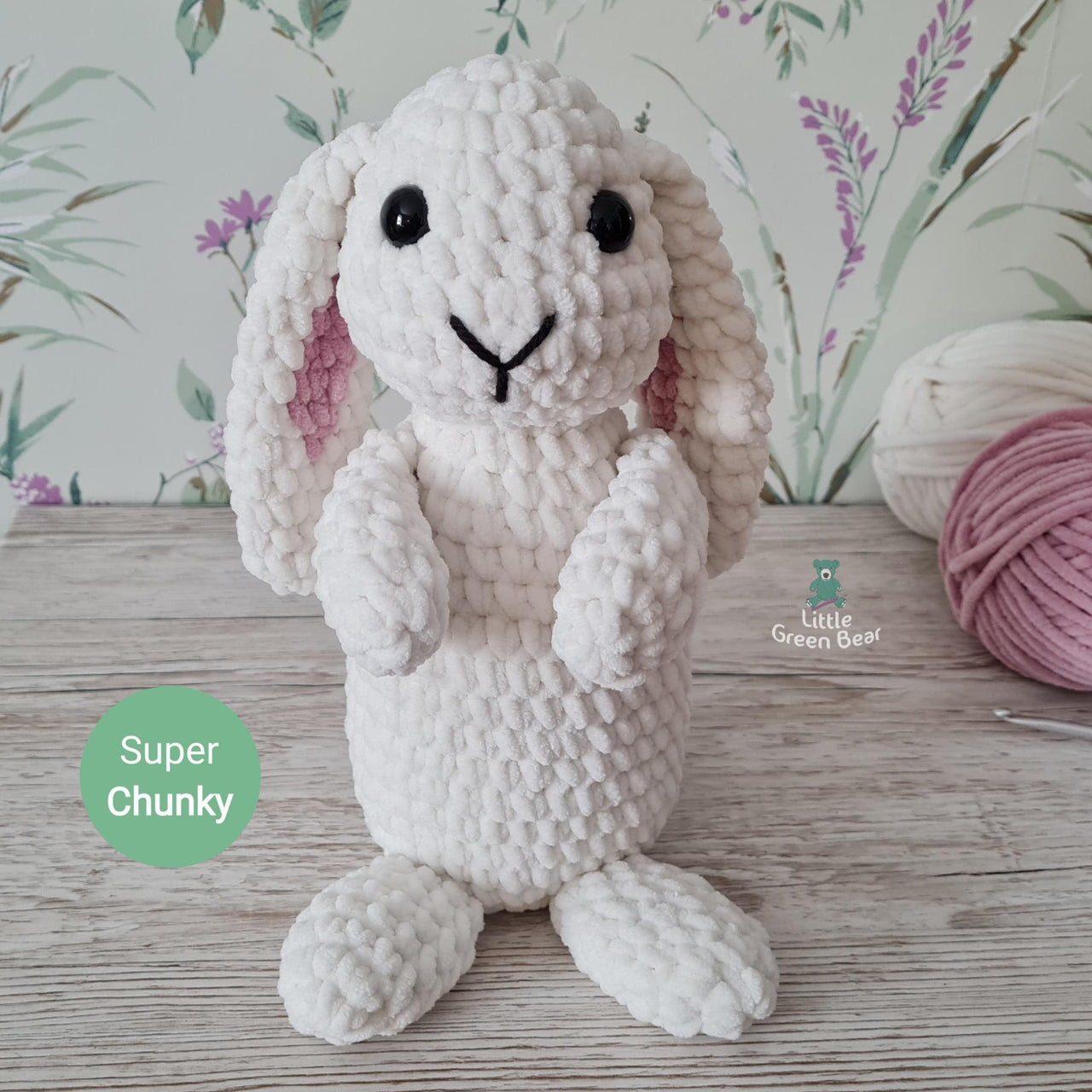 Beryl the Bunny - US Terminology - Amigurumi