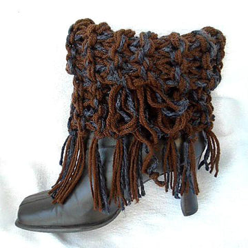 885-Fringed Boot Cuffs