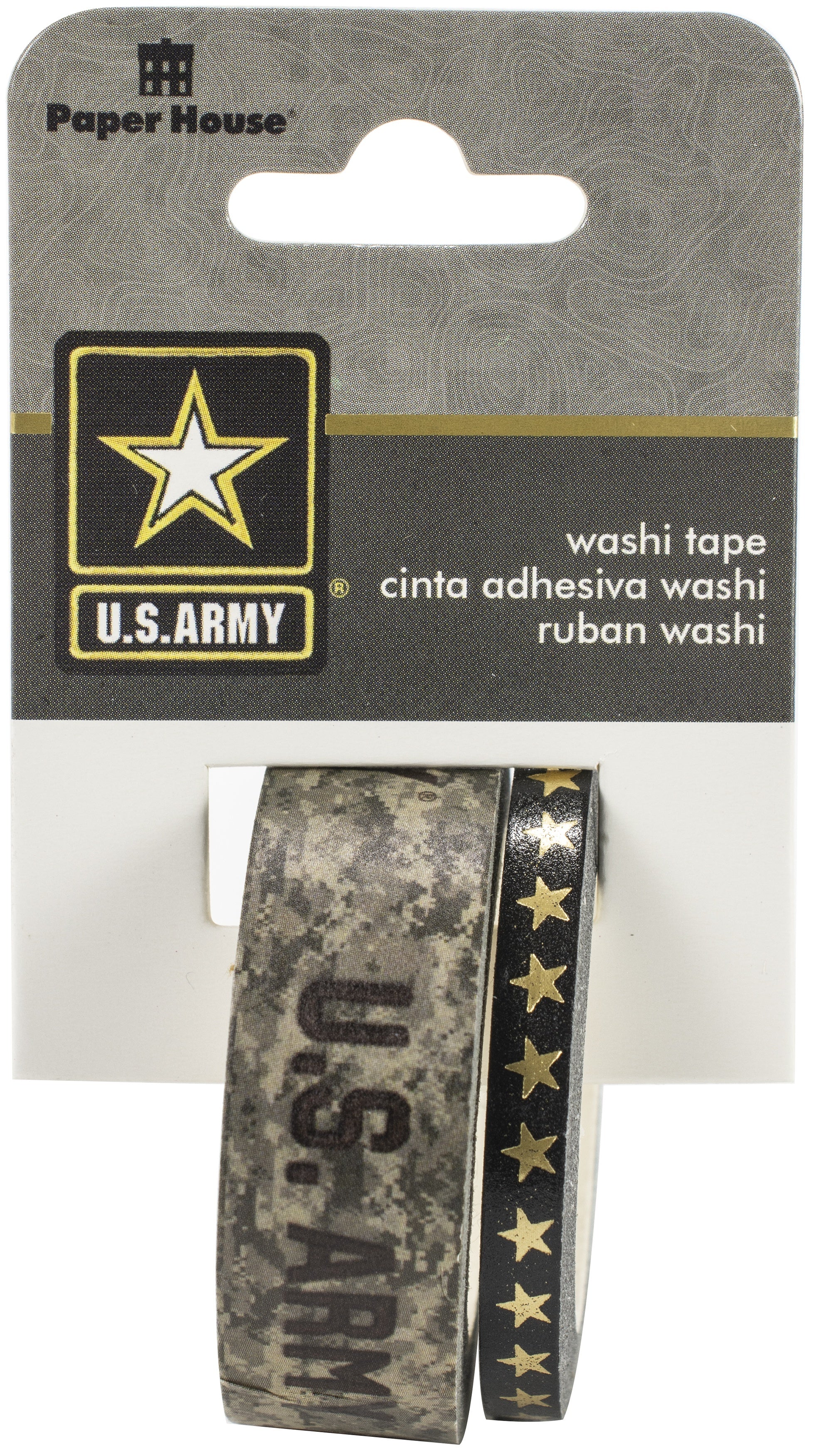 Paper House Washi Tape 2/Pkg - US Army