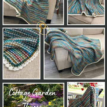 Cottage Garden Throw Blanket