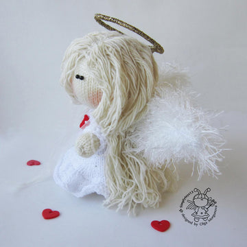 Pebble doll Angel