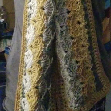 Falling Fans scarf