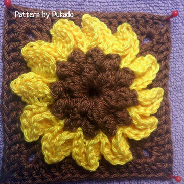 Sun Flower and Sun Flower Granny Square