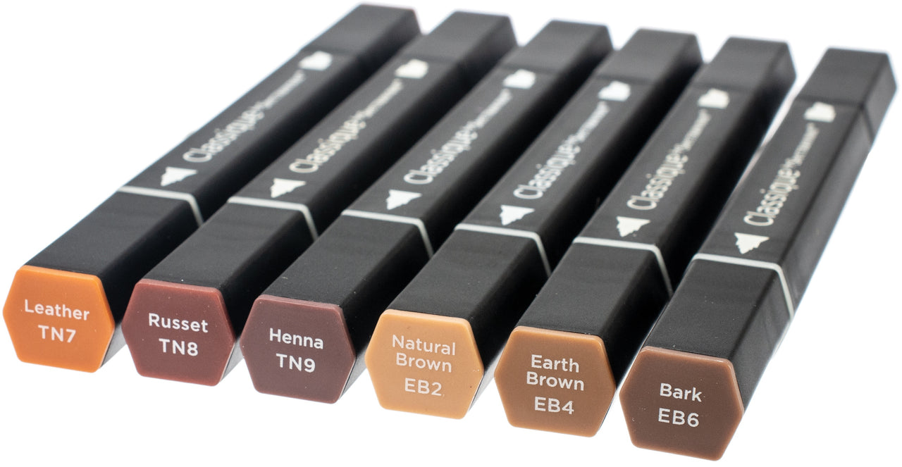 Spectrum Noir Classique 6 Pens - Browns