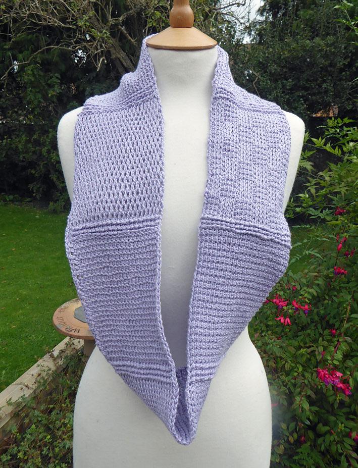 Tunisian Sampler Cowl