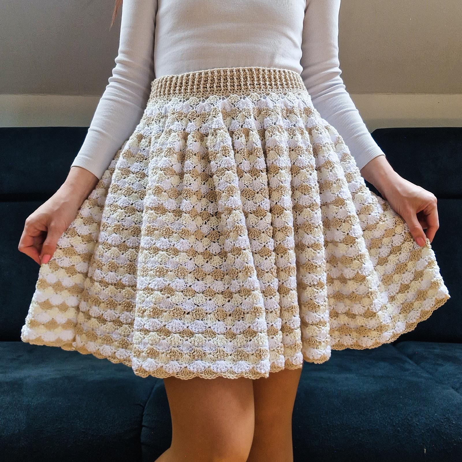 Shell Stitch Skirt