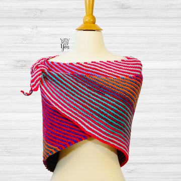 Double Gradient Boomerang Shawl