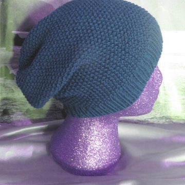 Moss Stitch (Seed Stitch) Slouch Hat