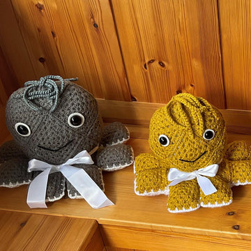 Granny Square Octopus Family