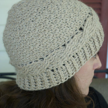 Comfy Alpaca Cabled Cap