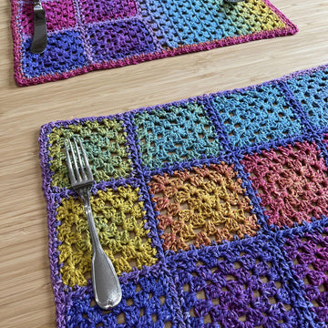 Chromatic Granny Placemats