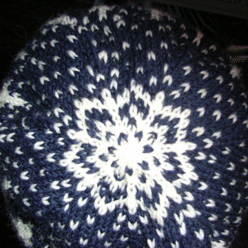 Snow roe deer beanie