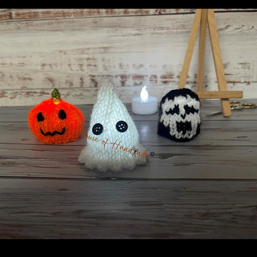 Halloween Tealight Covers Knitting Pattern