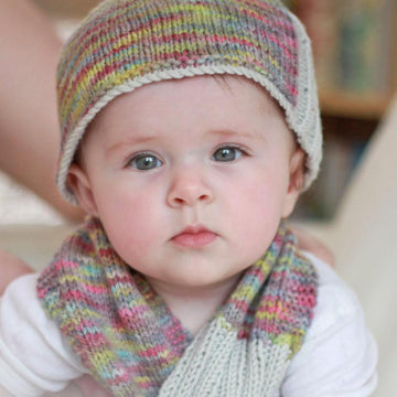 Otago hat and keyhole scarf