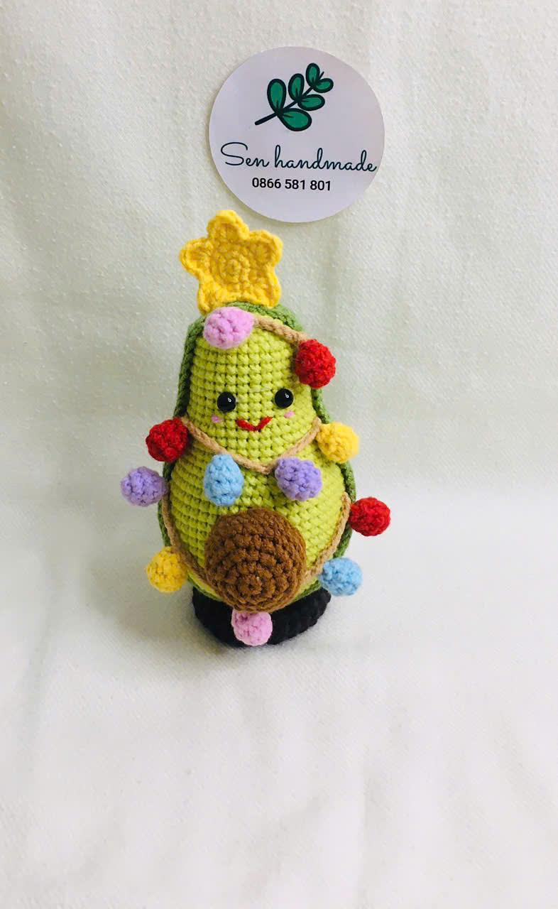 Tree-mendous Avocado - Crochet pattern - PDF file- English