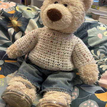 Winter White Jumper for Teddy or Dolly
