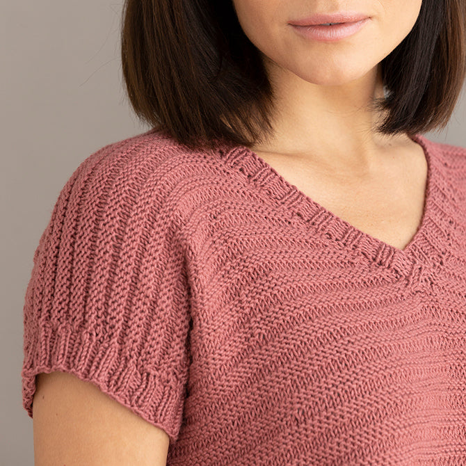 1293 Latana - Jumper Knitting Pattern for Women in Valley Yarns Toby