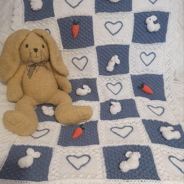 Rory The Rabbit Baby Blanket