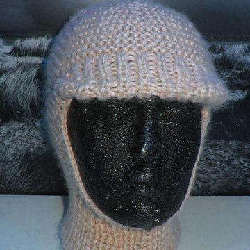 CHUNKY/ARAN PEAK GARTER STITCH BALACLAVA & BEANIE HAT
