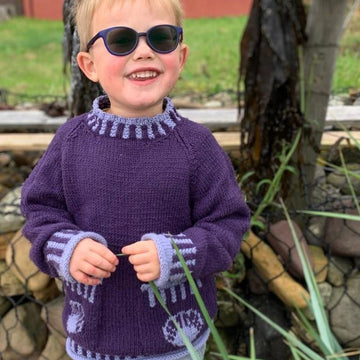 Shell Seeker Cardigan, Jumper, Hat and Bonnet