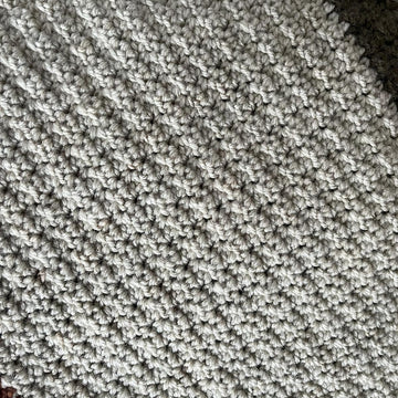 C2C Seed Stitch Scarf
