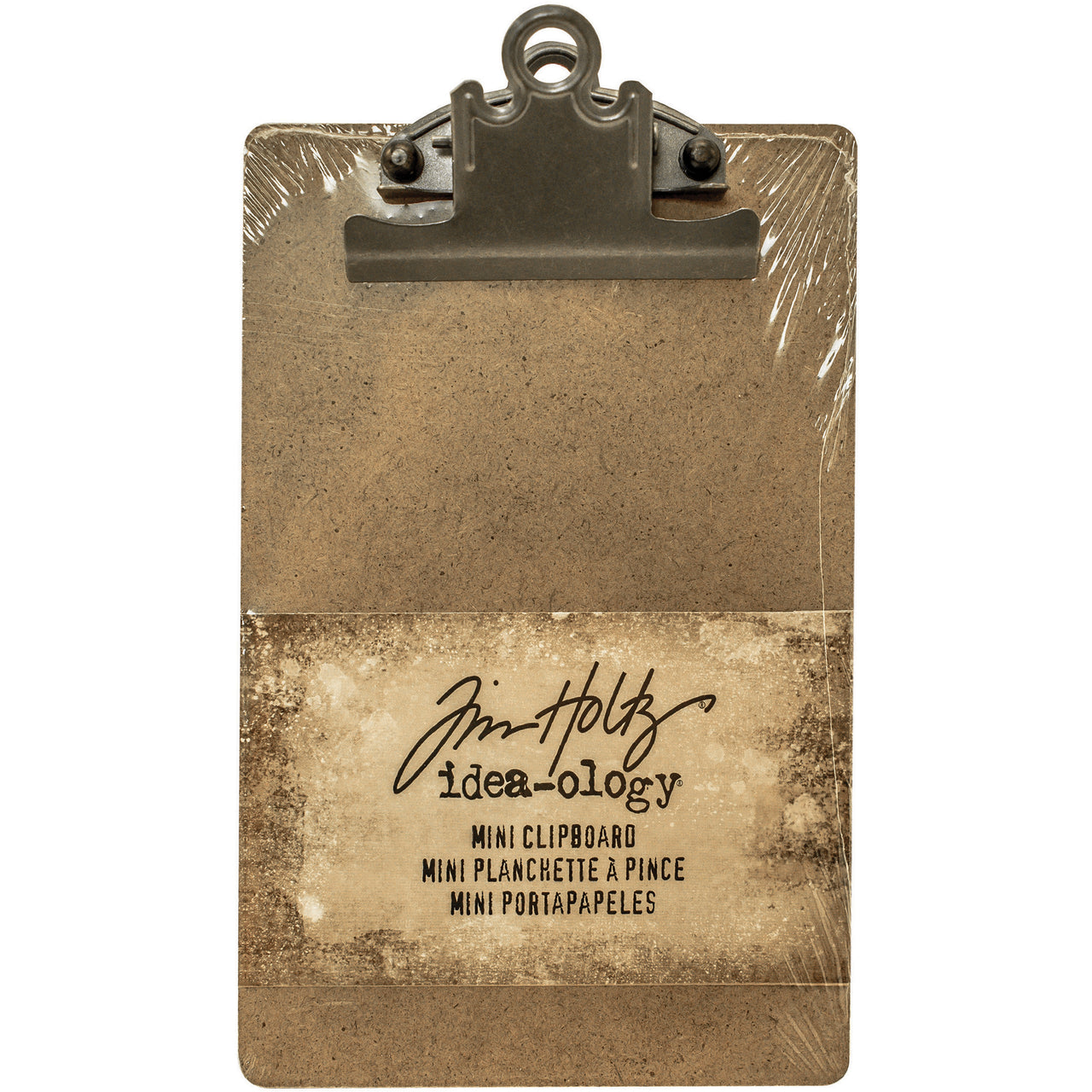 Advantus Idea-Ology Mini Clipboard - Brown 4.5"X7.75"