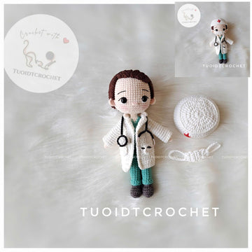 Doctor doll amigurumi