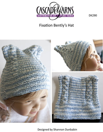Bentley's Hat in Cascade Fixation Spray Dyed - DK290