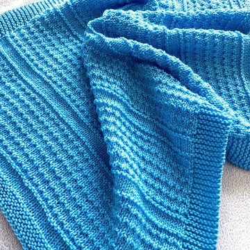 Idris Baby Blanket in Aran or DK