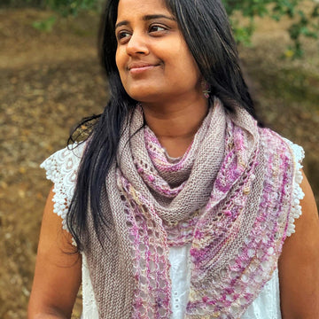 Rose Bed Shawl